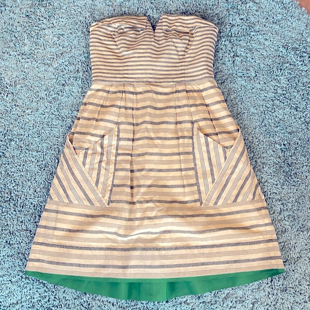 Anthropologie Maeve strapless dress 6